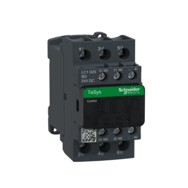 کنتاکتور 24 ولت اشنایدر LC1D25BD کنتاکتور 24 ولت اشنایدر LC1D25BD