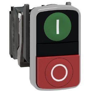 استارت استوپ دوبل فلزی 1NO+1NC اشنایدر الکتریک XB4BL73415