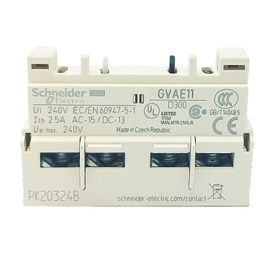 کنتاکت کمکی 1NO+1NC کلید حرارتی اشنایدر GVAE11