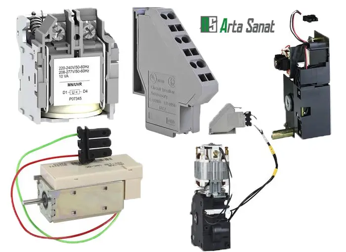 لوازم جانبی کلید هوایی و کاربرد آن ها انواع لوازم جانبی کلید هوایی