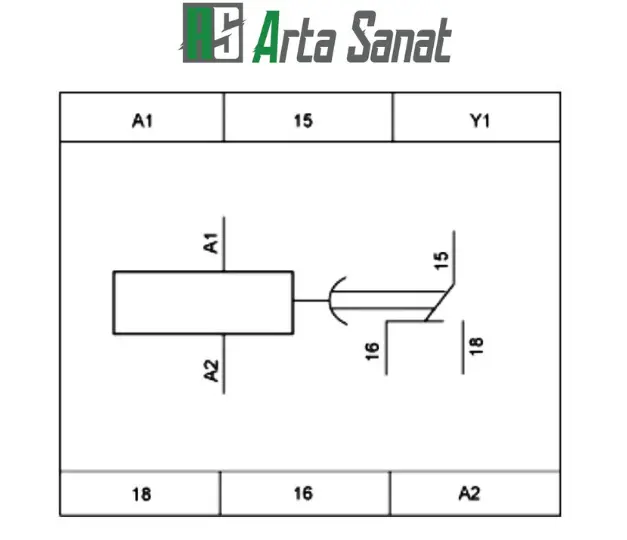 تايمر تاخیر در وصل 1 ثانیه تا 100 ساعت اشنایدر نحوه سیمبندی تایمر RE17RAMU اشنایدر
