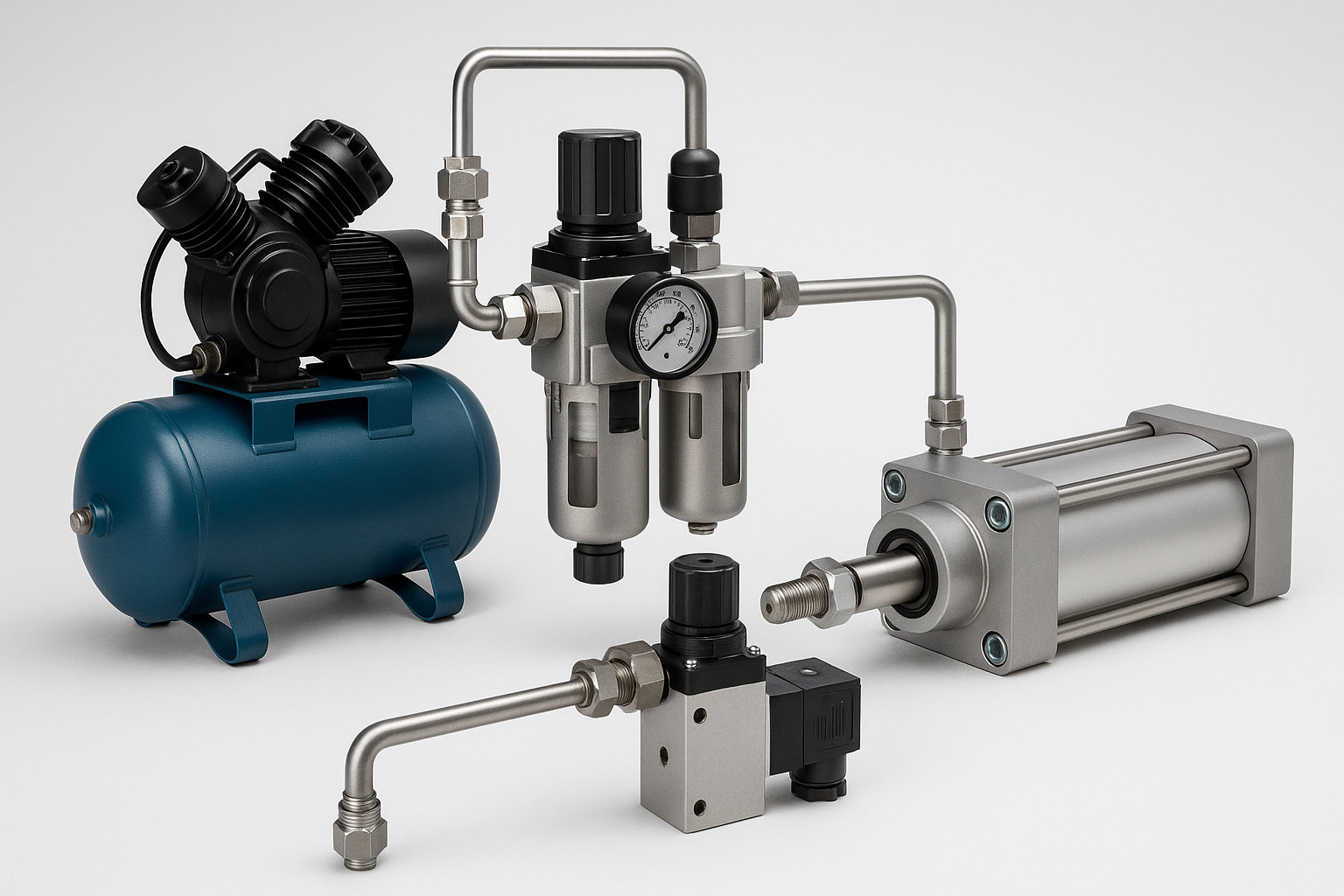 ساختار سیستم پنوماتیک