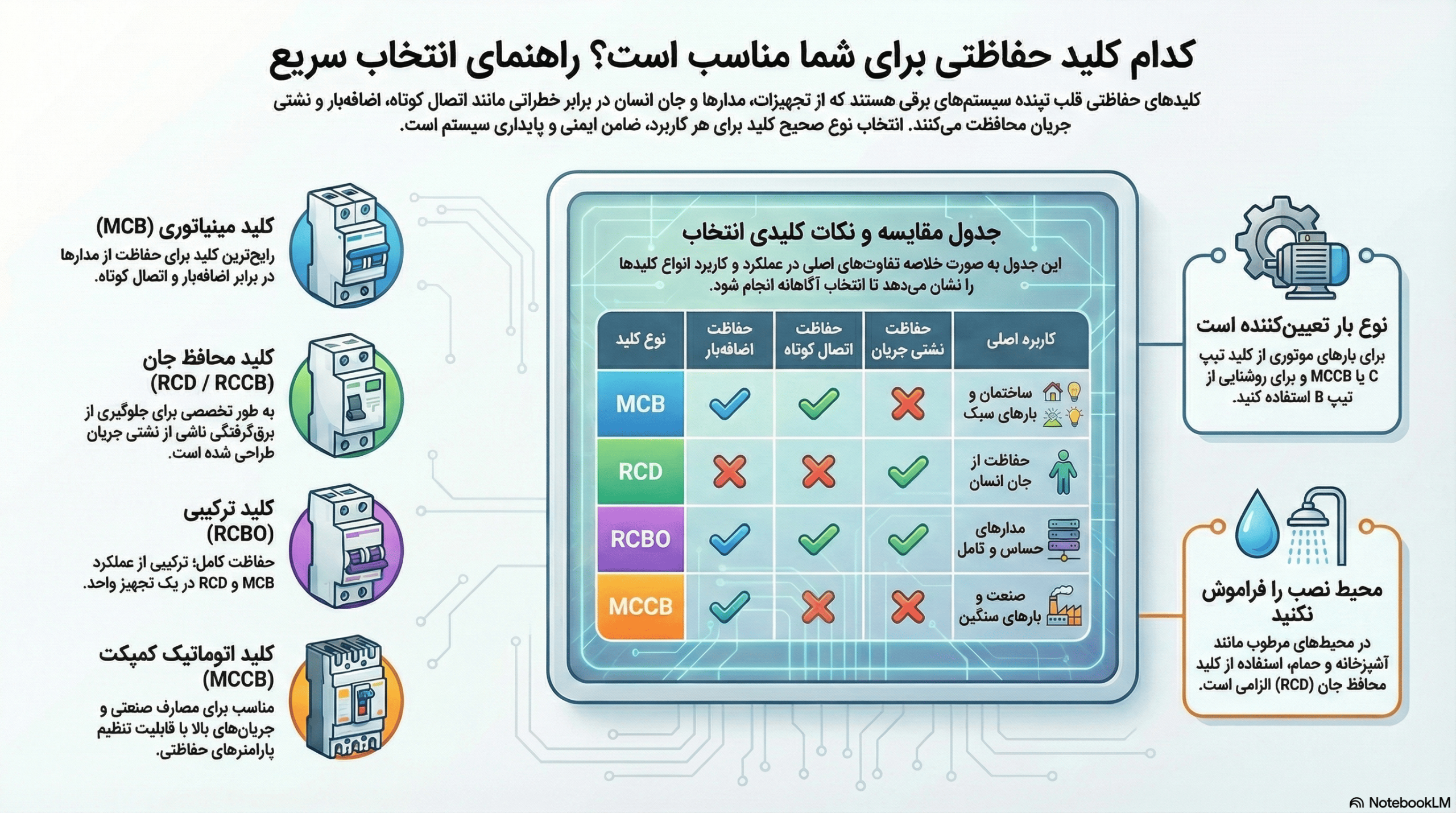 نکات طلایی در انتخاب کلید حفاظتی مناسب